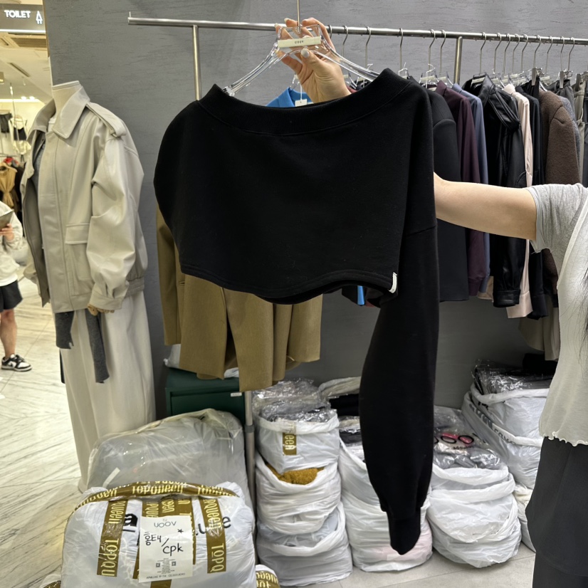 UOOV韓國代購㊣女裝新品真品時尚職業推薦熱賣衛衣不含內搭UOOV衛衣圖色2