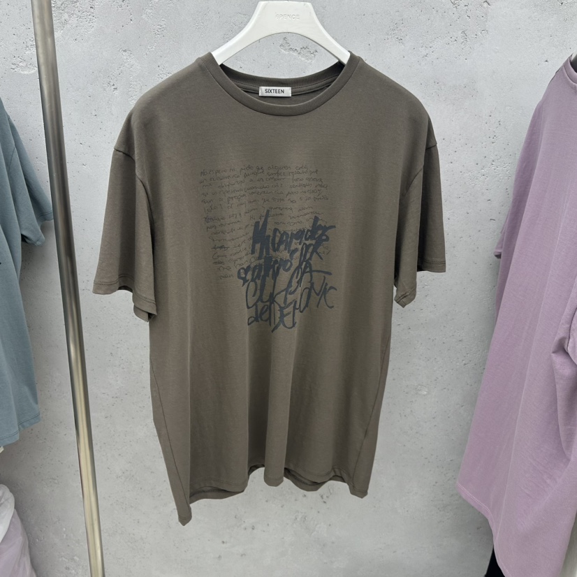 6PENCE-P東大門㊣實拍女士新品人氣25秋冬真品休閑職業T恤6PENCE-PT恤圖色2