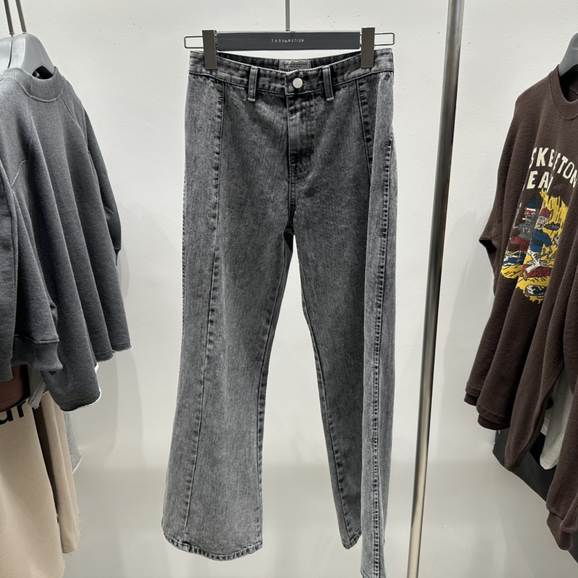 TARABY MOTION韓國代購㊣女裝新品真品職業25秋冬時尚牛仔褲TARABY MOTION牛仔褲
