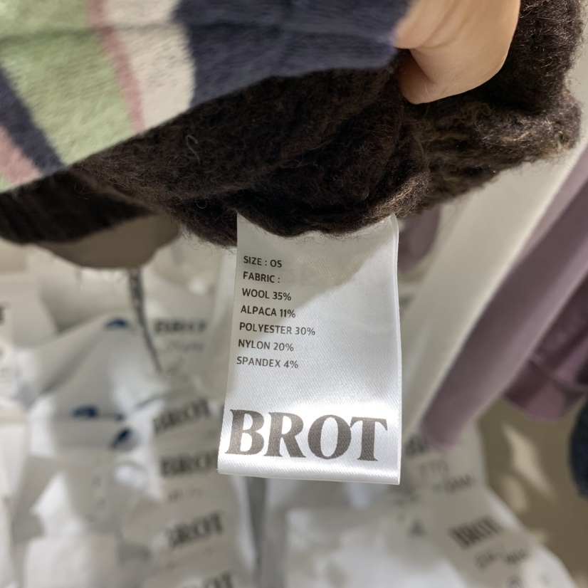 BROT韓國代購㊣女士新品人氣熱賣休閑時尚職業真品推薦毛衣BROT毛衣