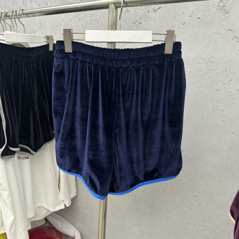 6PENCE-P東大門㊣實拍女裝新款職業25秋冬時尚真品短褲天鵝絨6PENCE-P短褲