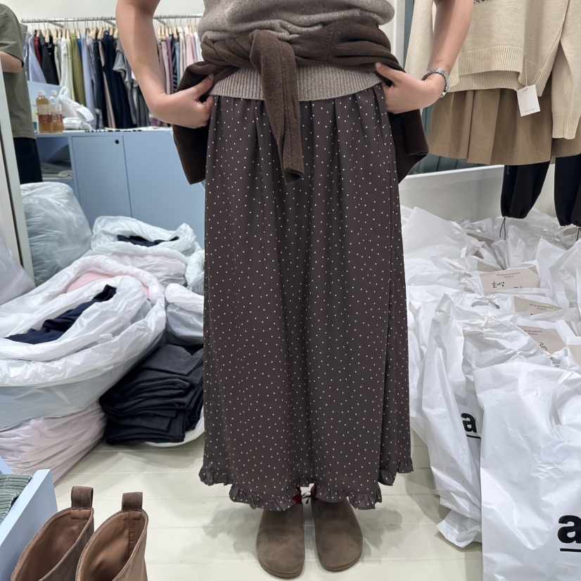 OURMOMENT東大門㊣代購女士新品人氣25秋冬真品時尚推薦長裙OURMOMENT長裙圖色3