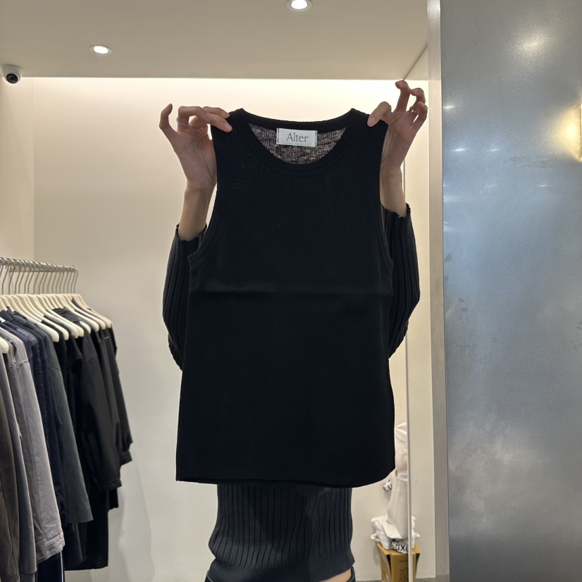 ALTER東大門㊣直郵女士新款時尚推薦職業真品休閑25秋冬吊帶背心Alter吊帶/背心圖色6