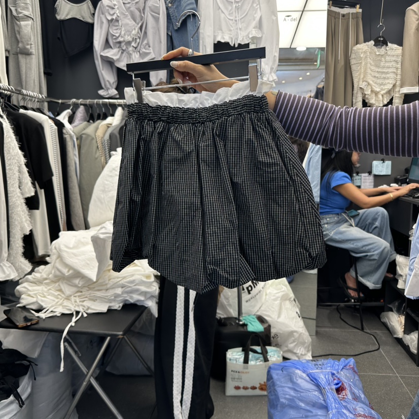 A-DEL韓國直郵㊣女士新品熱賣人氣時尚職業推薦真品25秋冬短裙A-DEL短裙