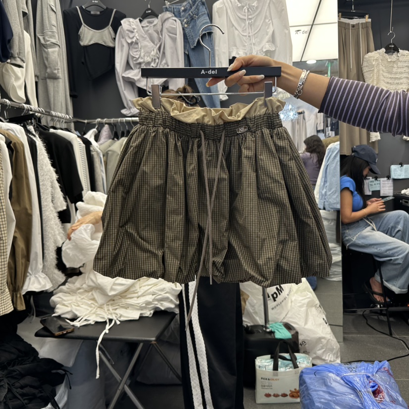 A-DEL韓國直郵㊣女士新品熱賣人氣時尚職業推薦真品25秋冬短裙A-DEL短裙