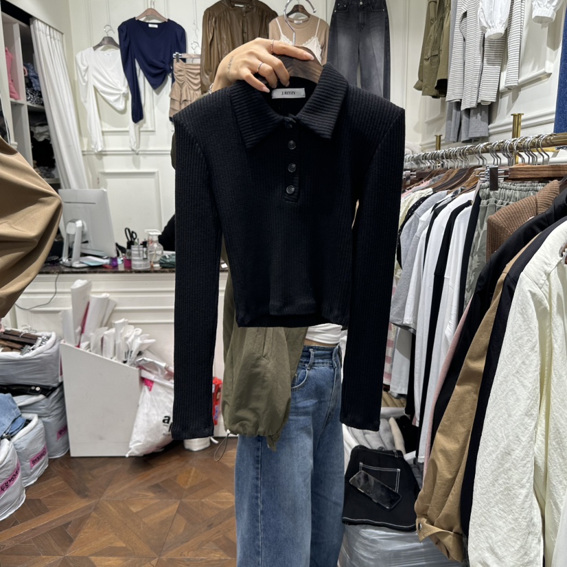 J.RITZY東大門㊣實拍女裝新品職業推薦時尚25秋冬真品針織衫J.RITZY針織衫