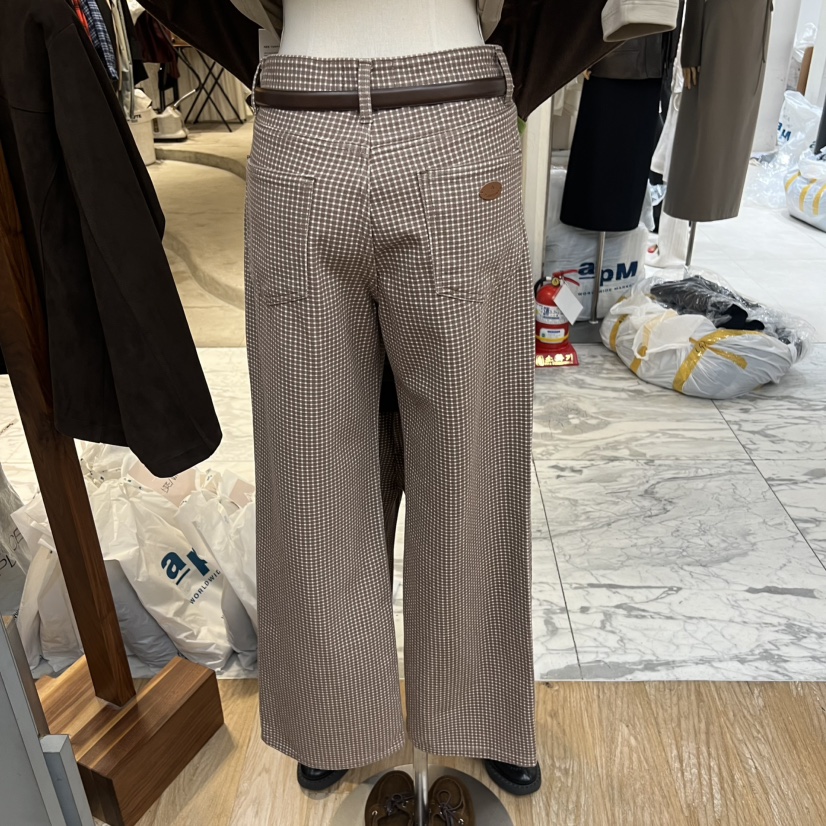 THEPLAN韓國代購㊣女士新品時尚推薦職業人氣休閑褲不含腰帶THE PLAN休閑褲