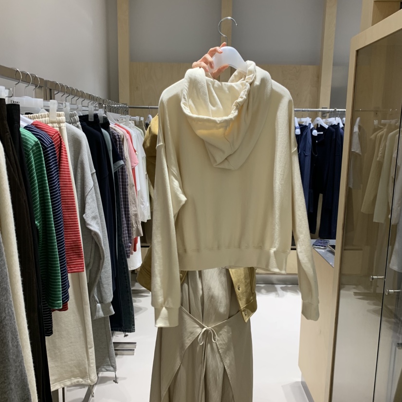 DEUO東大門㊣代購女士新品25秋冬休閑時尚熱賣衛衣連帽拉鏈衫DEUO衛衣
