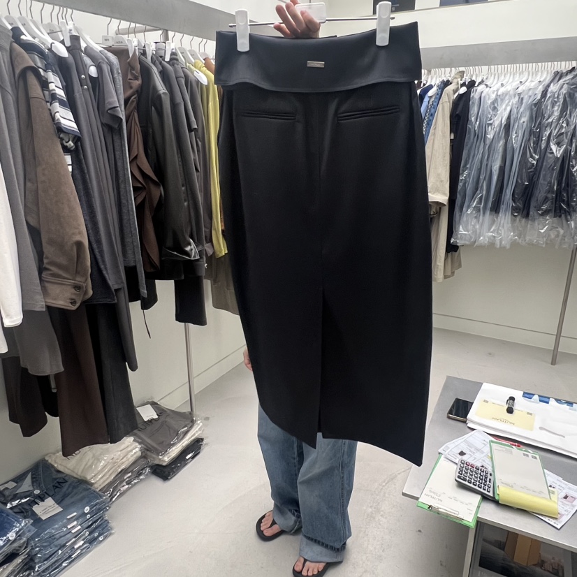 NUTPLAN東大門㊣實拍女裝新品25秋冬人氣時尚熱賣半身裙中短裙NUTPLAN半身裙/中短裙