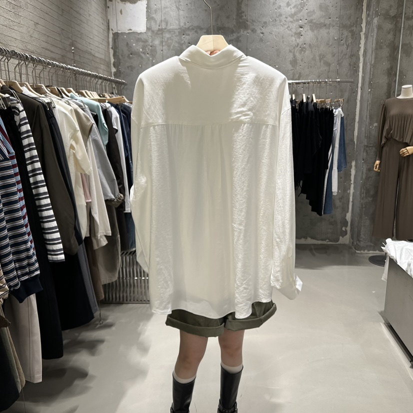 JUNI韓國直郵㊣女裝新款熱賣休閑推薦時尚真品職業襯衫蕾絲衫my juni襯衫/蕾絲衫