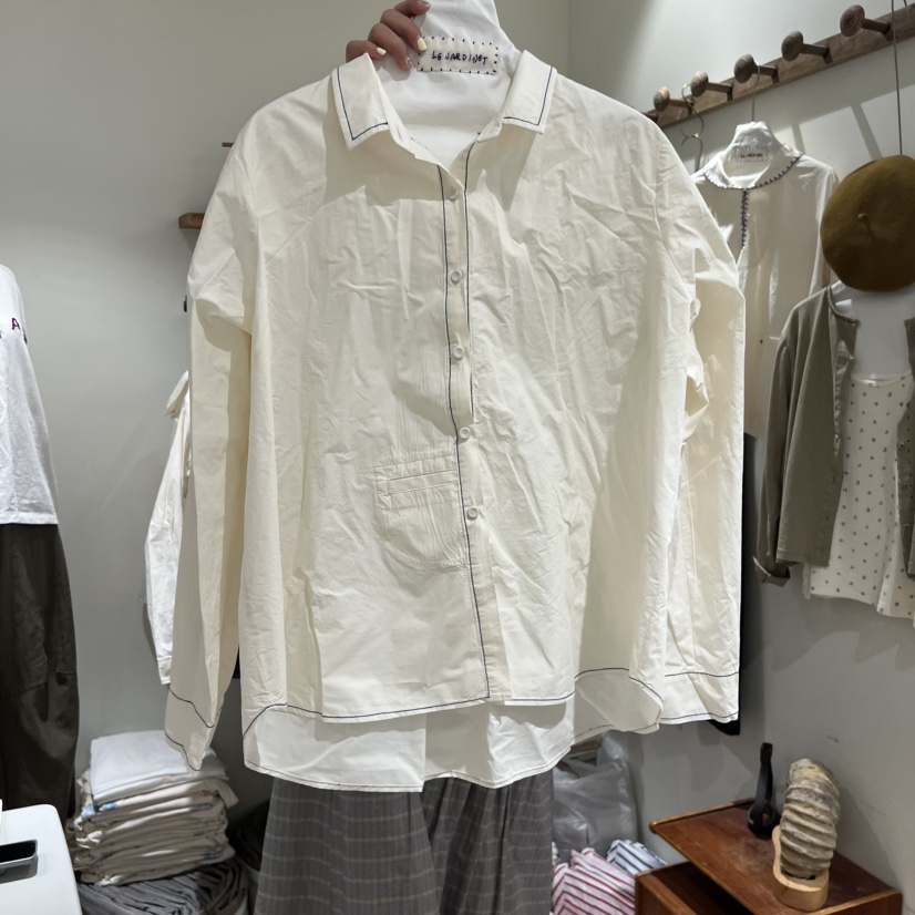 LE JARDINET東大門㊣代購女裝新款真品熱賣休閑襯衫蕾絲衫LE JARDINET襯衫/蕾絲衫