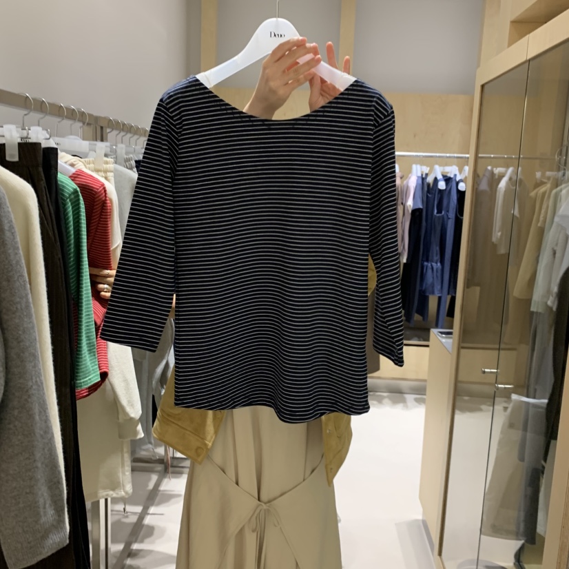 DEUO東大門㊣實拍女裝新品25秋冬真品時尚推薦人氣休閑職業T恤DEUOT恤圖色3