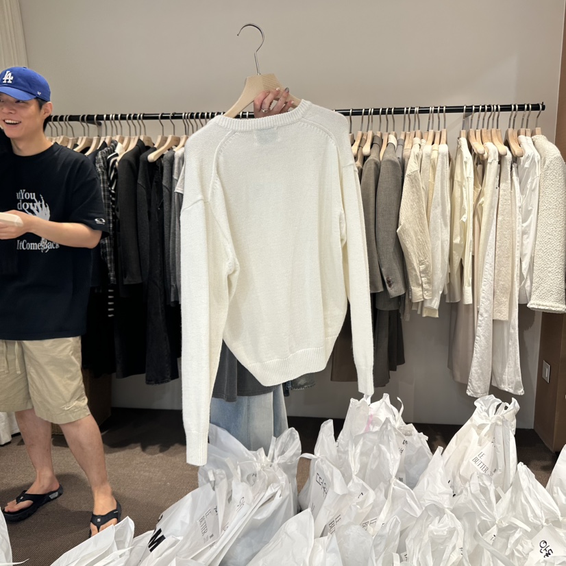 LE BUTTER韓國代購㊣女士新品25秋冬時尚熱賣職業針織衫羊絨LE BUTTER針織衫