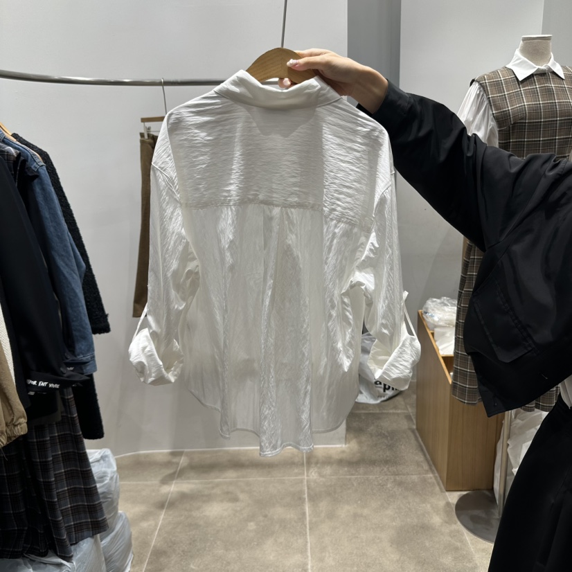 ENVY東大門㊣直郵女裝新品25秋冬職業時尚推薦熱賣襯衫蕾絲衫ENVY襯衫/蕾絲衫