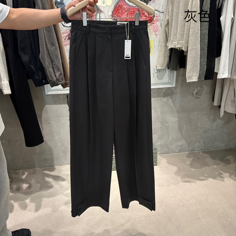 LAMAGIEPIE東大門㊣直郵女裝新款推薦人氣熱賣時尚休閑休閑褲LAMAGIE GREY休閑褲圖色2