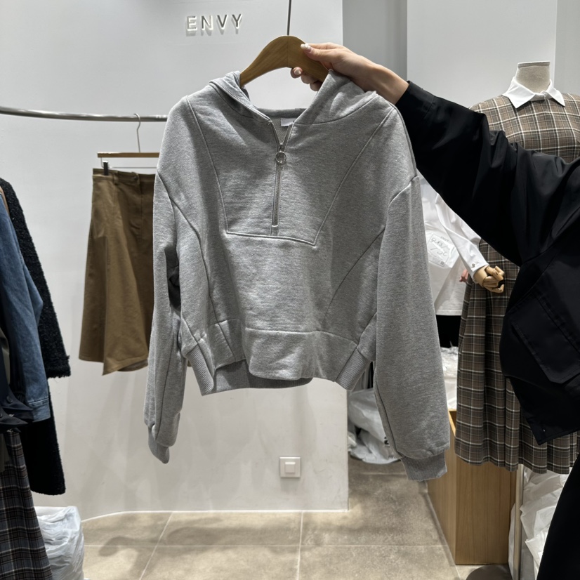 ENVY韓國直郵㊣女裝新款推薦時尚真品人氣休閑25秋冬熱賣衛衣ENVY衛衣圖色1