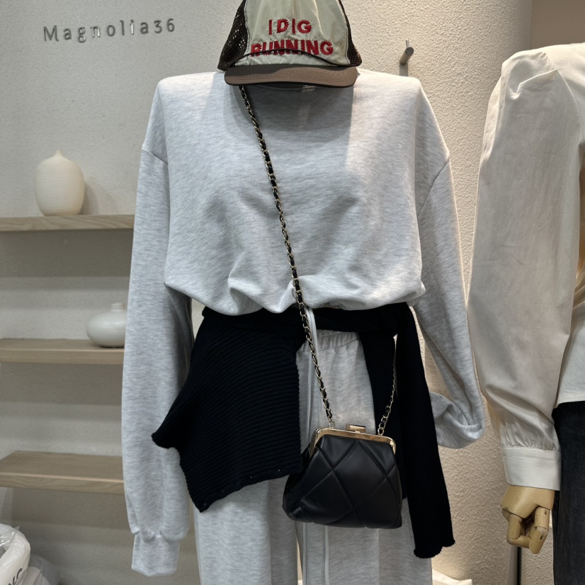 MAGNOLIA36-L韓國直郵㊣女士新品時尚25秋冬休閑推薦人氣衛衣MAGNOLIA36-L衛衣圖色2