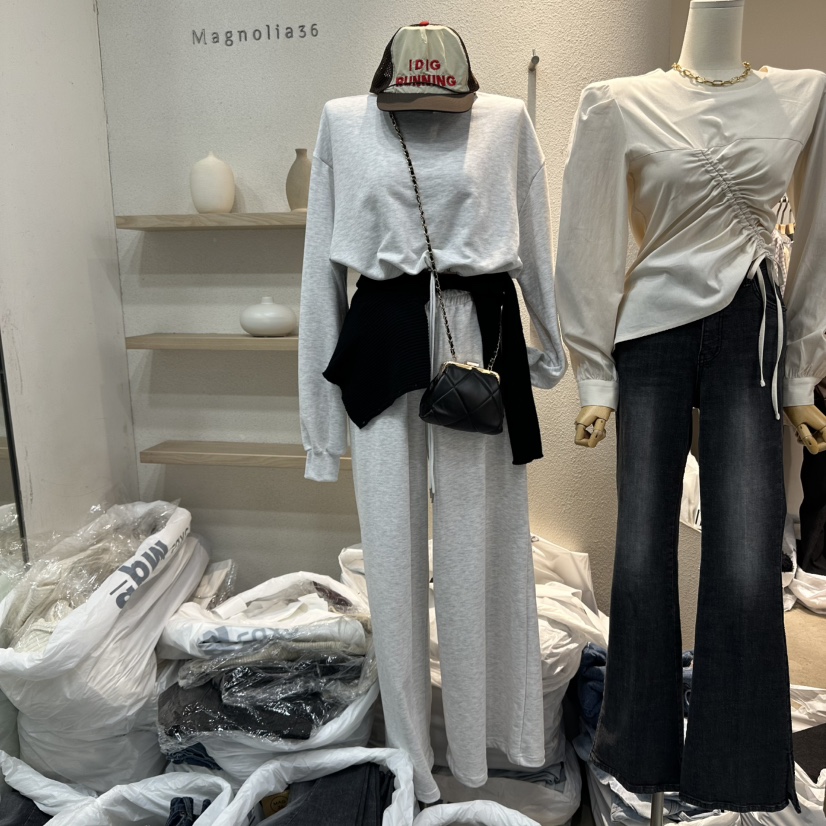 MAGNOLIA36-L韓國直郵㊣女士新品熱賣職業推薦人氣時尚休閑褲MAGNOLIA36-L休閑褲