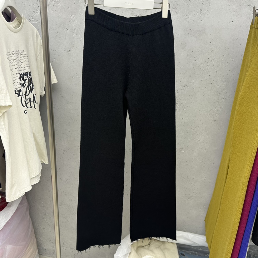 6PENCE-P東大門㊣實拍女士新款職業休閑25秋冬熱賣休閑褲羅紋6PENCE-P休閑褲圖色2