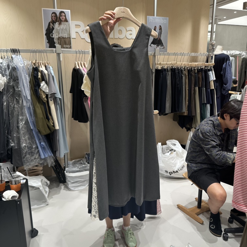 RUMBA東大門㊣代購女士新款職業真品推薦熱賣時尚休閑連衣裙RUMBA連衣裙圖色2