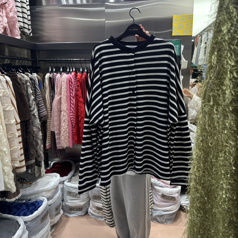 RUNWAY-런웨이東大門㊣代購女士新品職業時尚真品推薦長袖T恤RUNWAY長袖T恤圖色3