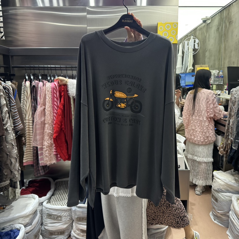 RUNWAY-런웨이東大門㊣實拍女裝新品休閑職業推薦真品長袖T恤RUNWAY長袖T恤圖色3