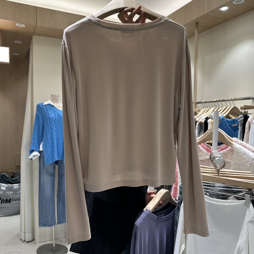 VINTAGE VIBE東大門㊣代購女士新品休閑推薦長袖T恤莫代爾VINTAGE VIBE長袖T恤