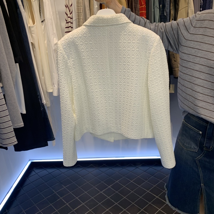 OUS/INCH-L韓國代購㊣女士新品真品時尚職業人氣夾克蕾絲OUS/INCH夾克