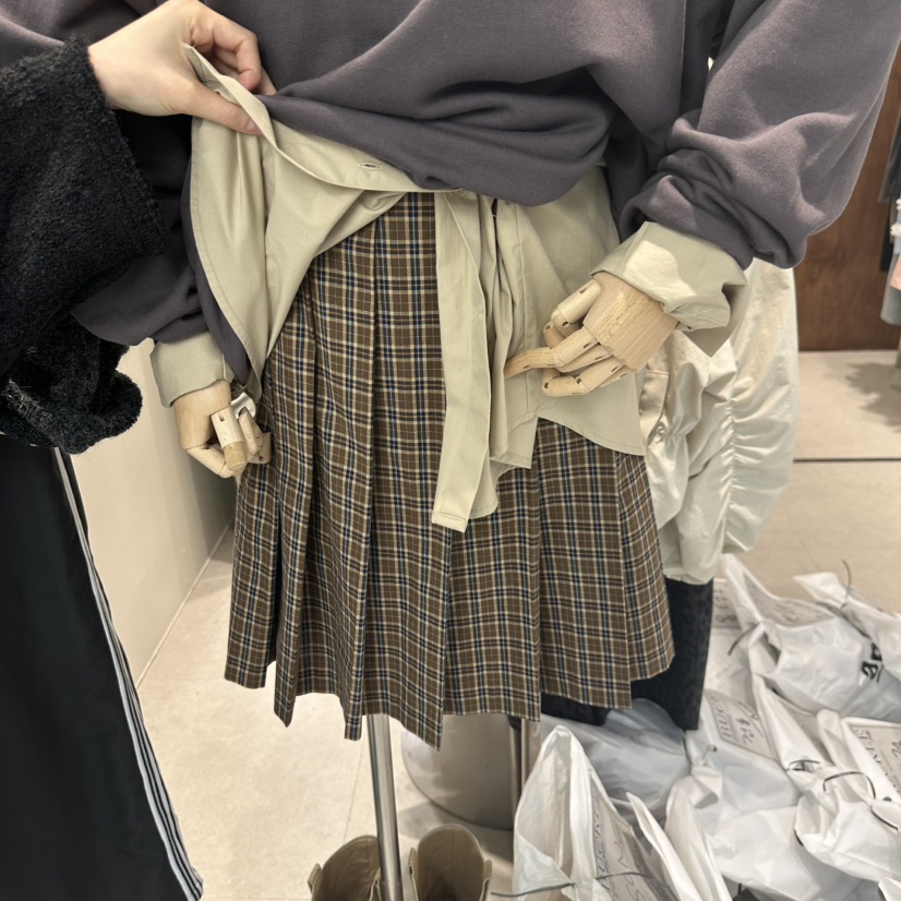 BUCKLE東大門㊣實拍女裝新品人氣職業熱賣推薦25秋冬休閑長裙BUCKLE長裙圖色2