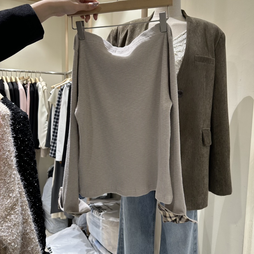 VINTAGE VIBE東大門㊣直郵女士新品時尚真品熱賣人氣長袖T恤VINTAGE VIBE長袖T恤