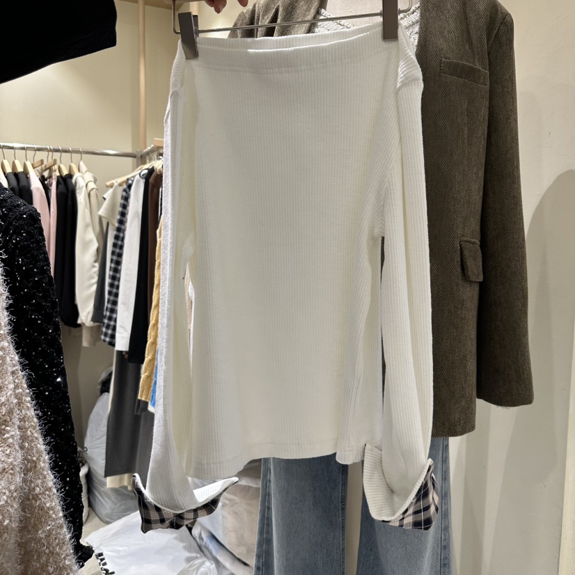 VINTAGE VIBE東大門㊣直郵女士新品時尚真品熱賣人氣長袖T恤VINTAGE VIBE長袖T恤