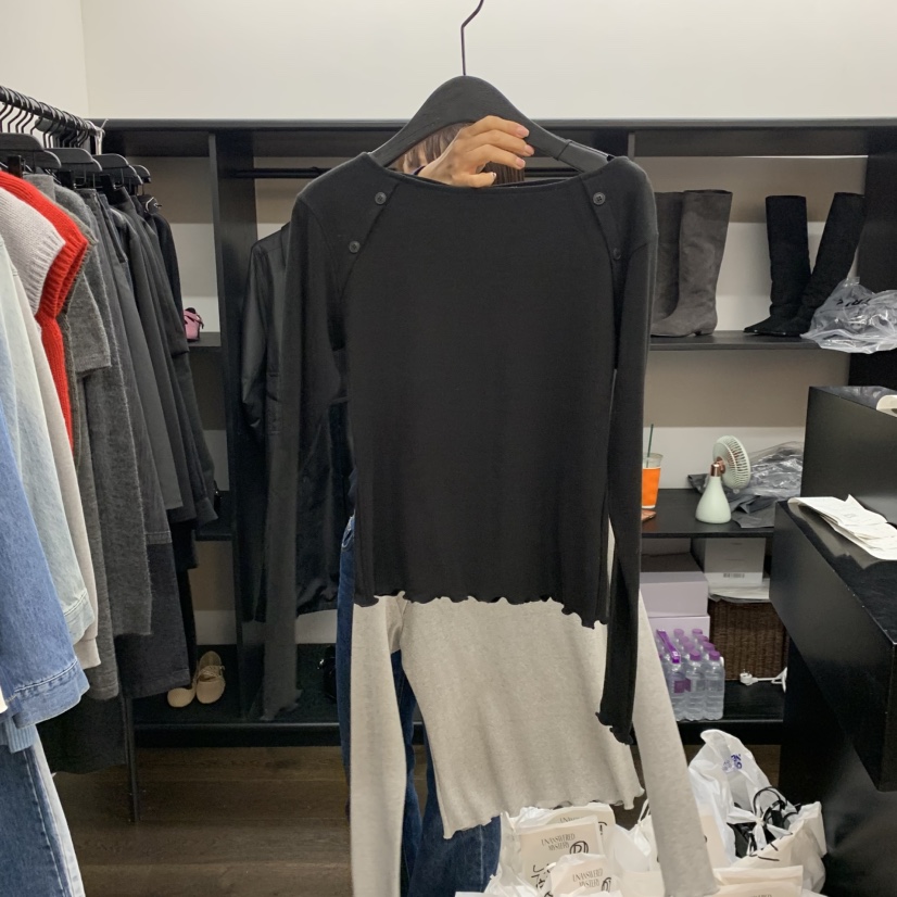UNANSWERED-MYSTERY東大門㊣直郵女士新品推薦熱賣長袖T恤UNANSWERED/MYSTERY長袖T恤圖色4