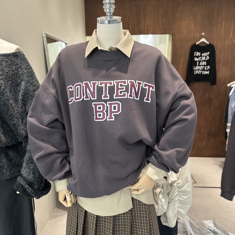 BUCKLE東大門㊣直郵女裝新品熱賣時尚真品推薦休閑人氣衛衣BUCKLE衛衣