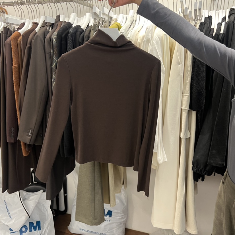 UNDERSTANDING東大門㊣實拍女裝新品25秋冬熱賣人氣長袖T恤UNDERSTANDING長袖T恤圖色3