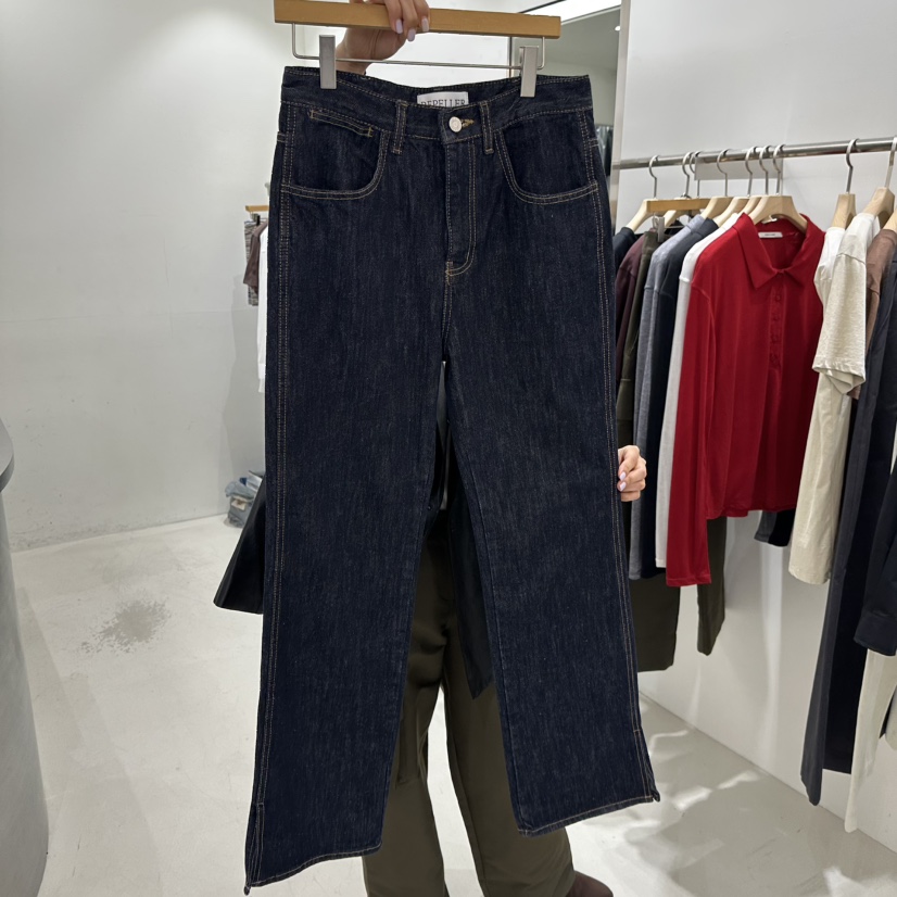 REPELLER韓國代購㊣女士新品時尚人氣休閑真品職業熱賣牛仔褲REPELLER牛仔褲