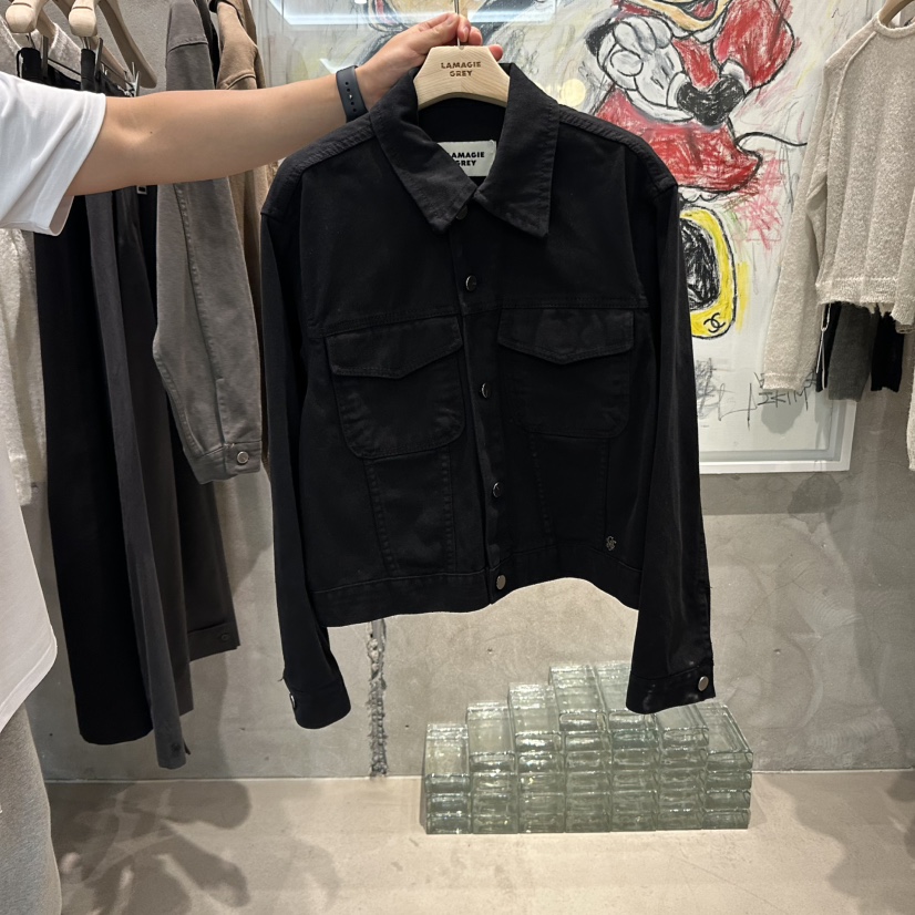 LAMAGIEPIE東大門㊣代購女士新款職業時尚25秋冬熱賣休閑夾克LAMAGIE GREY夾克圖色3