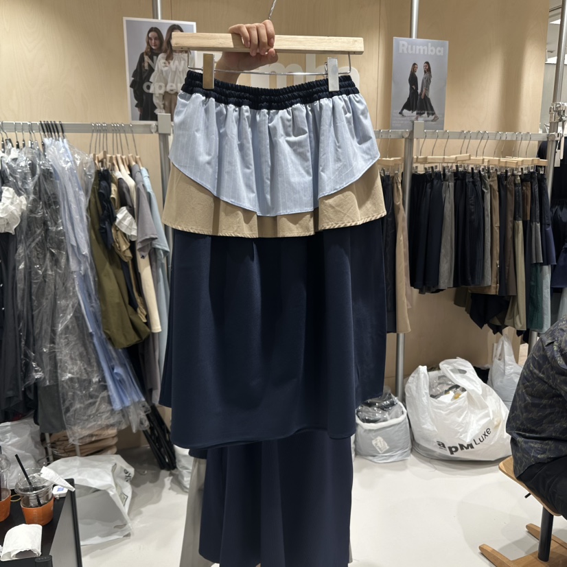 RUMBA東大門㊣代購女士新品職業25秋冬時尚人氣休閑真品長裙RUMBA長裙