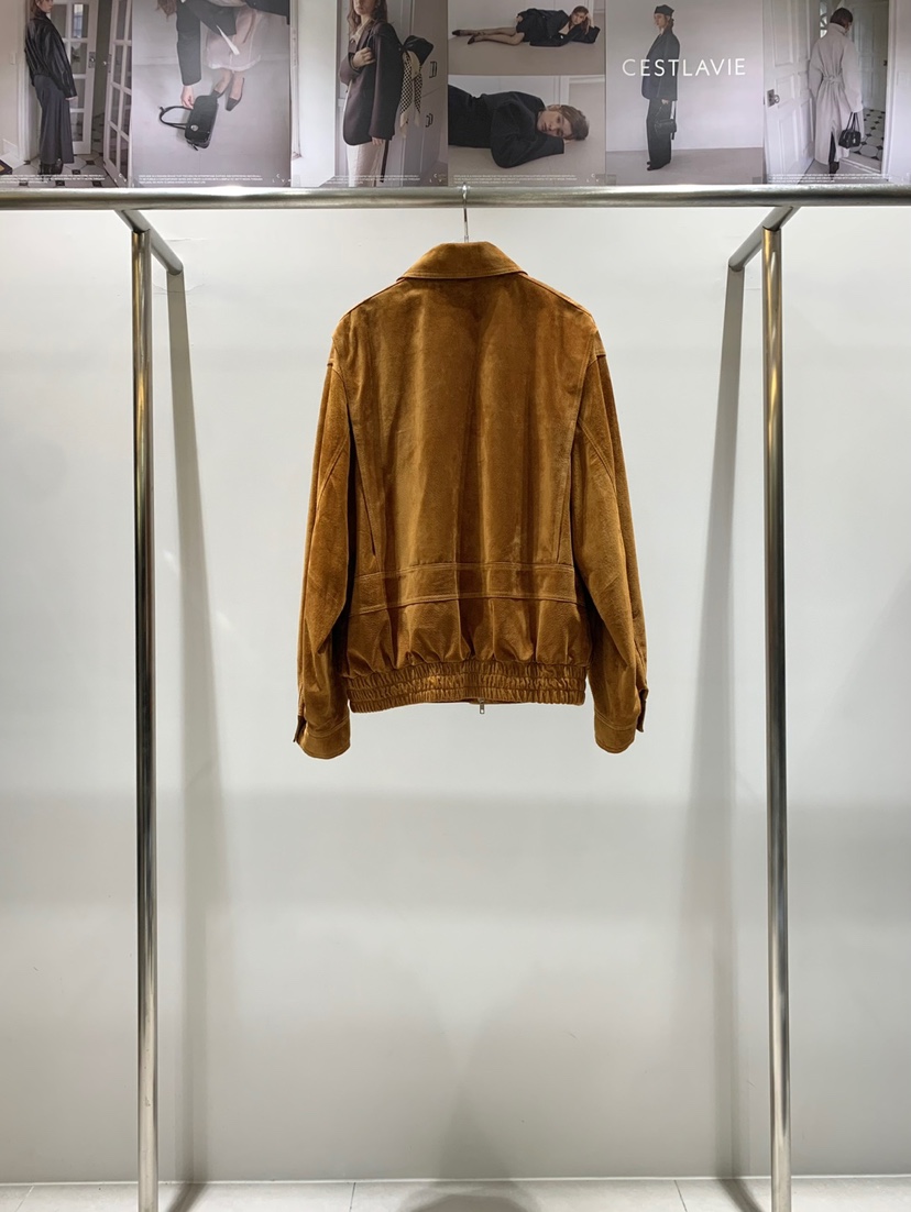 CESTLAVIE韓國代購㊣女士新品25秋冬休閑熱賣職業夾克絨面革CESTLAVIE夾克