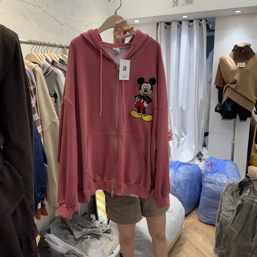 DE LINE東大門㊣實拍女裝新款休閑推薦熱賣人氣時尚夾克拉鏈DE LINE夾克圖色2