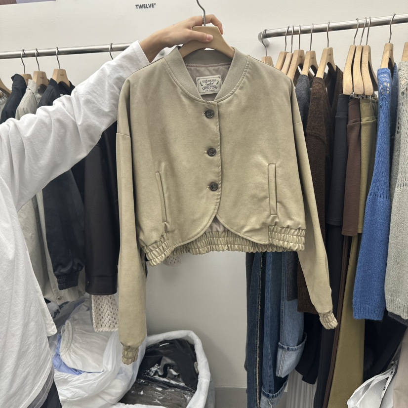 TWELVE東大門㊣實拍女裝新品推薦25秋冬真品職業休閑時尚夾克TWELVE夾克