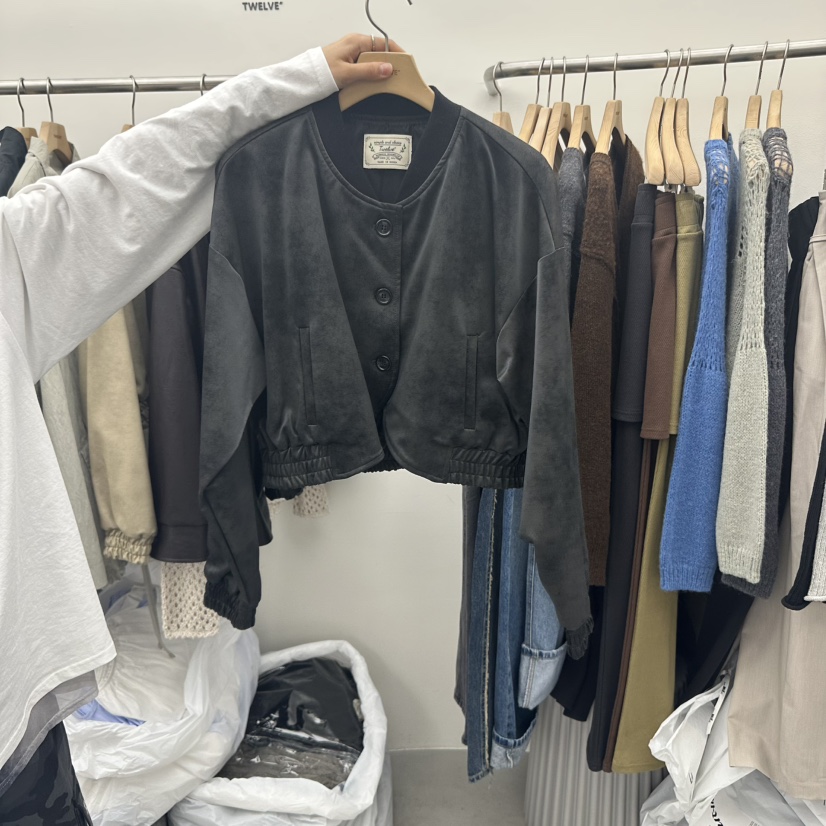 TWELVE東大門㊣實拍女裝新品推薦25秋冬真品職業休閑時尚夾克TWELVE夾克圖色2