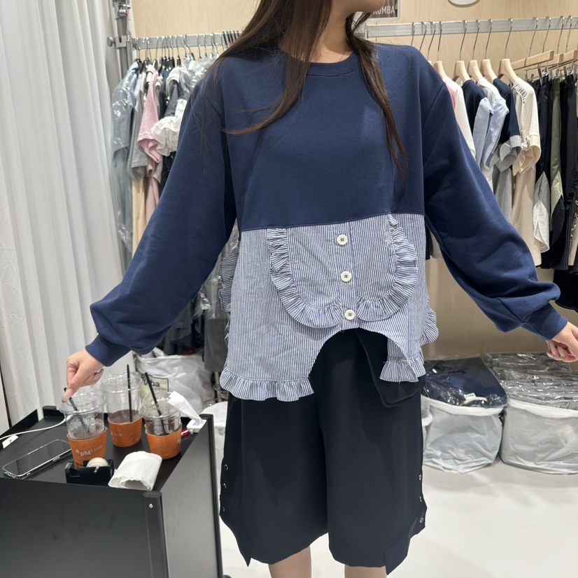 RUMBA東大門㊣直郵女裝新款25秋冬人氣推薦職業真品休閑衛衣RUMBA衛衣
