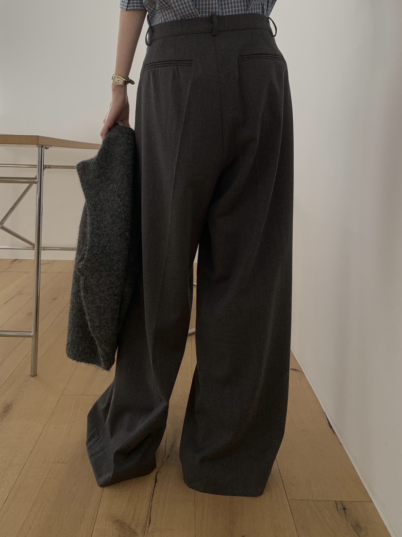 LONG PEAK韓國代購㊣女裝新品推薦休閑真品休閑褲口袋羊毛LONG PEAK休閑褲