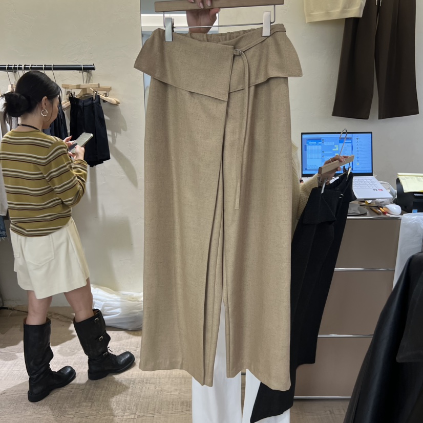 W AND J東大門㊣代購女士新品休閑推薦真品職業熱賣休閑褲W AND J休閑褲圖色1