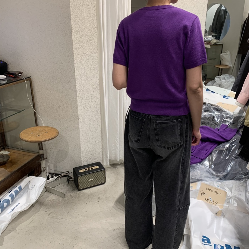 SSEMIENNE韓國代購㊣女士新品休閑職業人氣真品推薦針織衫羊絨SSENIQUE針織衫