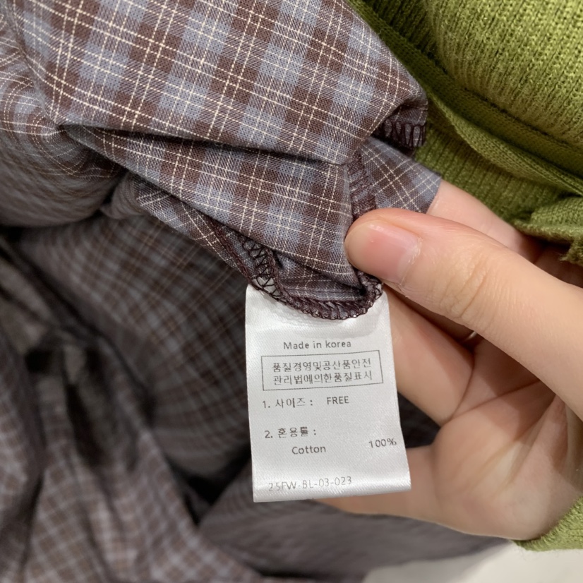 SSEMIENNE韓國代購㊣女士新款時尚熱賣職業25秋冬襯衫蕾絲衫格紋SSENIQUE襯衫/蕾絲衫