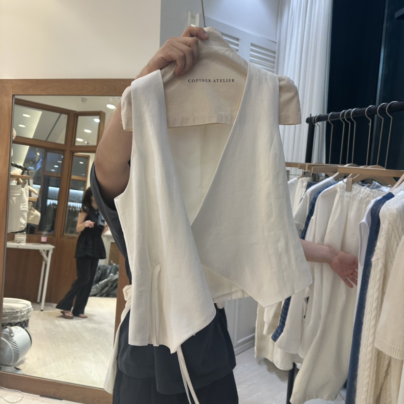 COPINER韓國直郵㊣女士新品真品時尚熱賣人氣職業推薦25秋冬馬甲COPINER馬甲