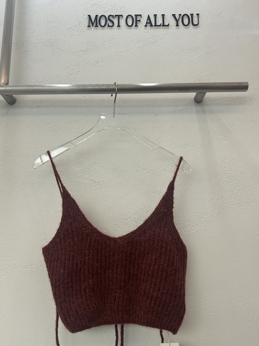 MOST OF ALL U東大門㊣實拍女士新品推薦25秋冬吊帶背心MOST OF ALL U吊帶/背心圖色2