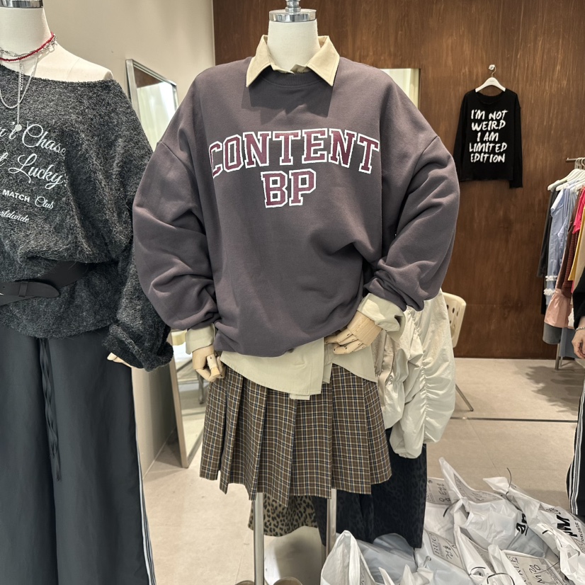 BUCKLE東大門㊣代購女裝新品真品職業25秋冬襯衫蕾絲衫棉質BUCKLE襯衫/蕾絲衫