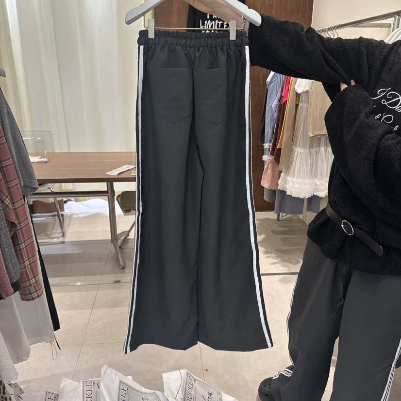 BUCKLE韓國代購㊣女士新品休閑職業25秋冬真品時尚人氣休閑褲BUCKLE休閑褲